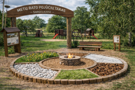 Gyvenimo metų pojūčių takas Sargeliuose
